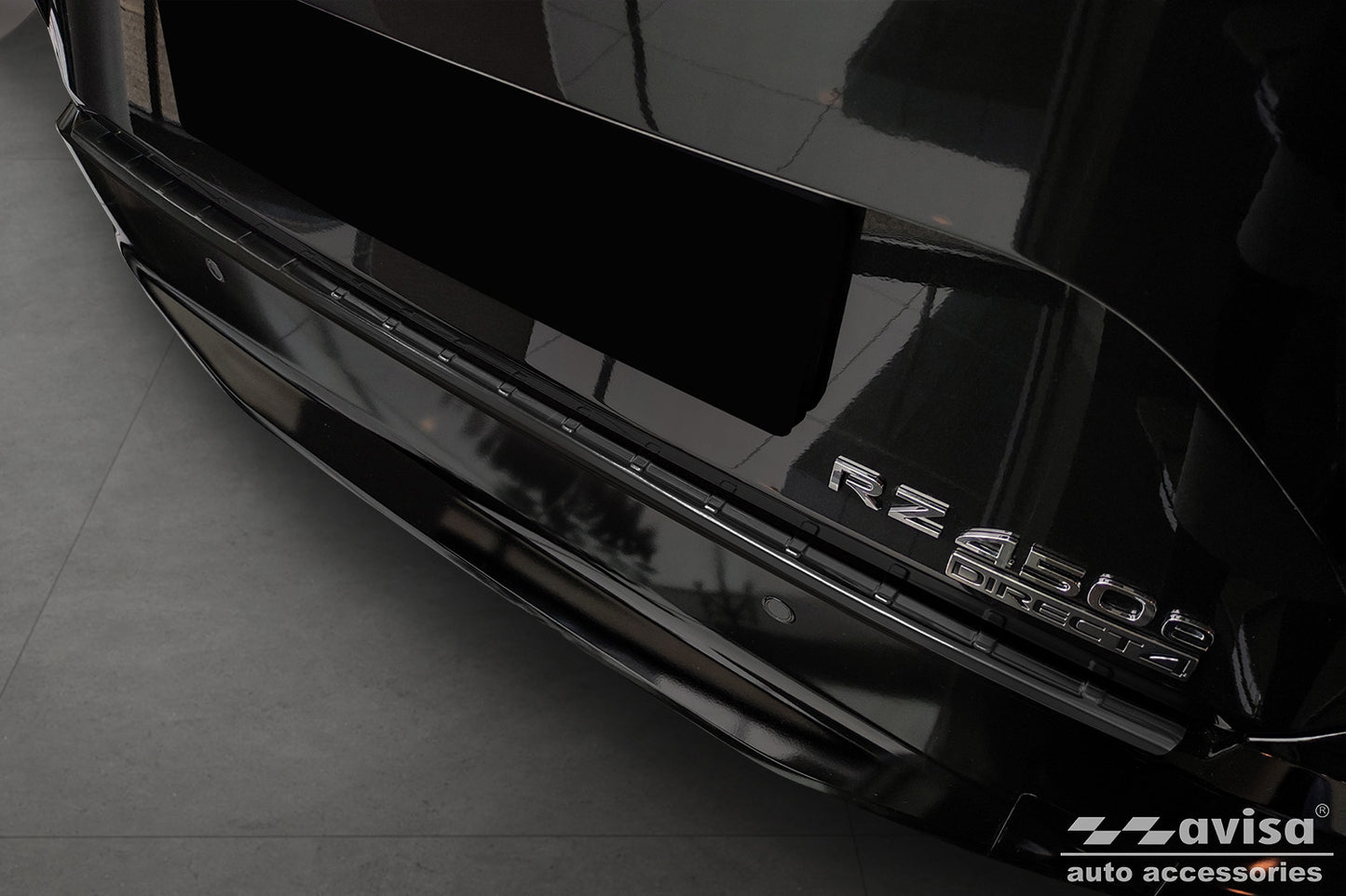 protector de parachoques trasero LEXUS RZ negro