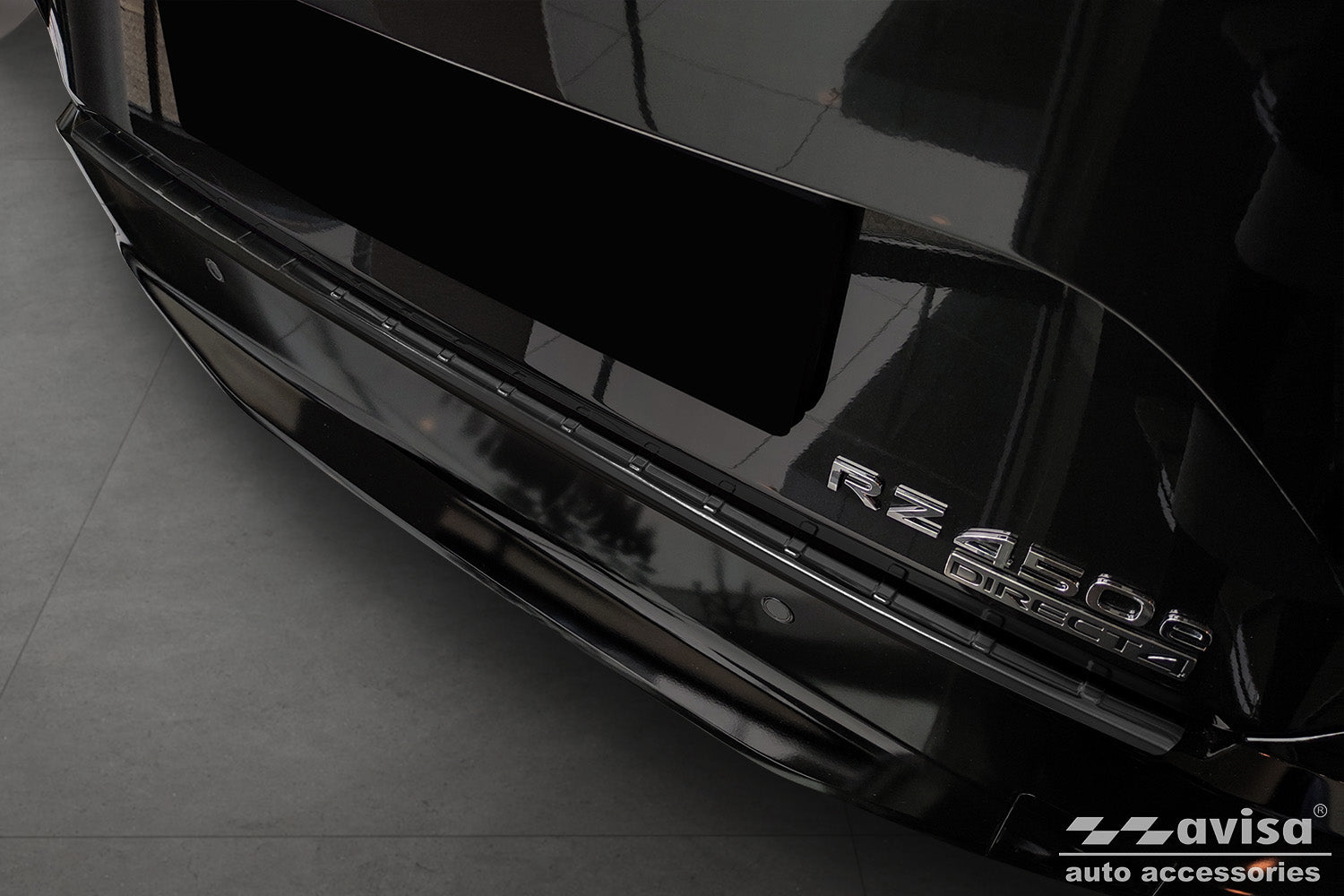protector de parachoques trasero LEXUS RZ negro