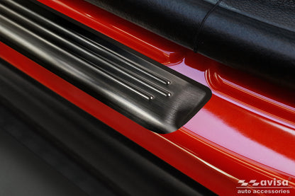 Protector umbral de puertas en relieve FIAT 600 negro