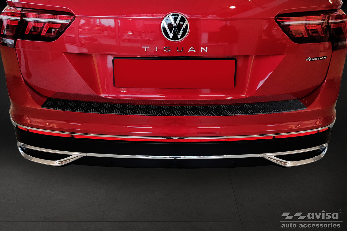 protector de parachoques trasero VW TIGUAN R-Line