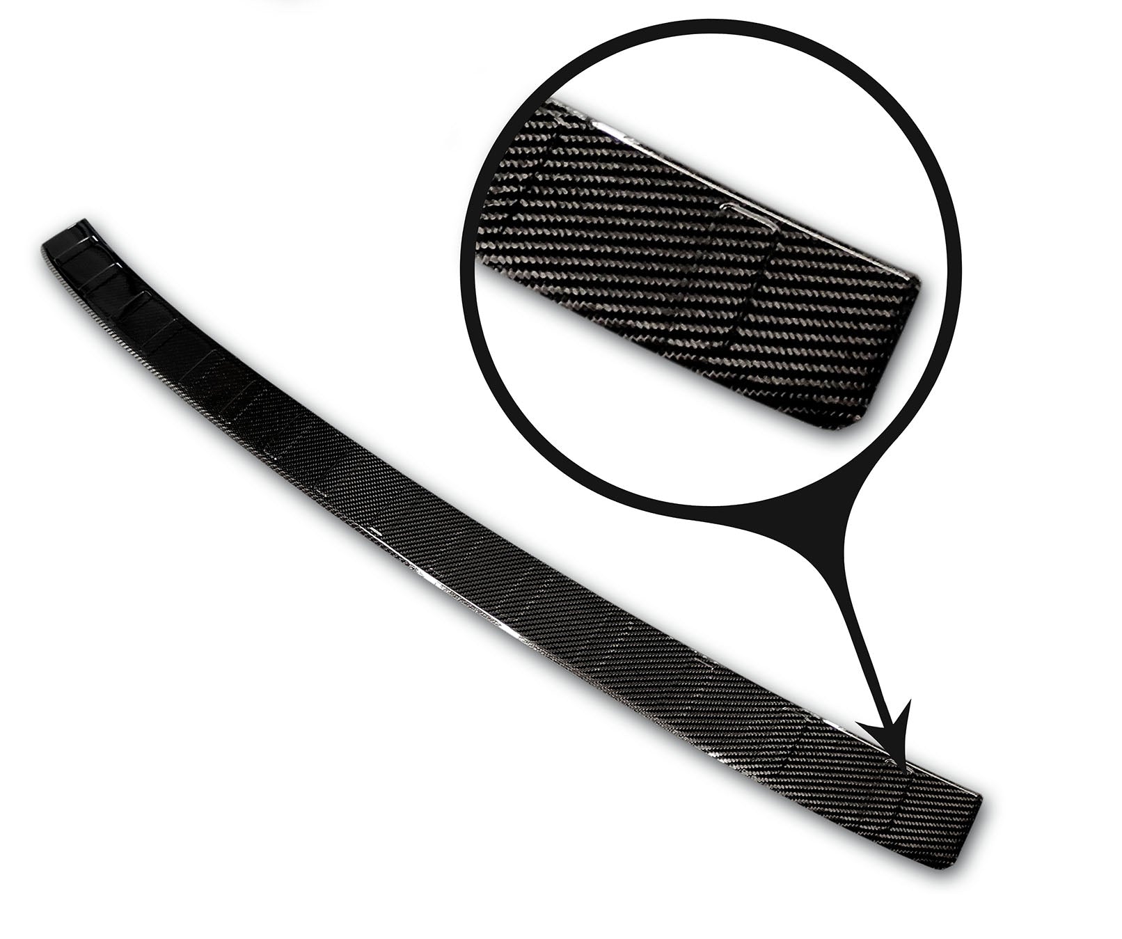 protector de parachoques trasero BMW X7 (G07) M-pak negro