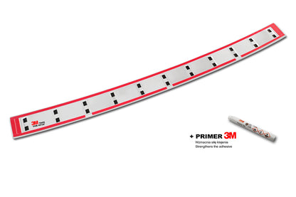 protector de parachoques trasero VW TRANSPORTER T5 Multivan/Caravelle plata satinado