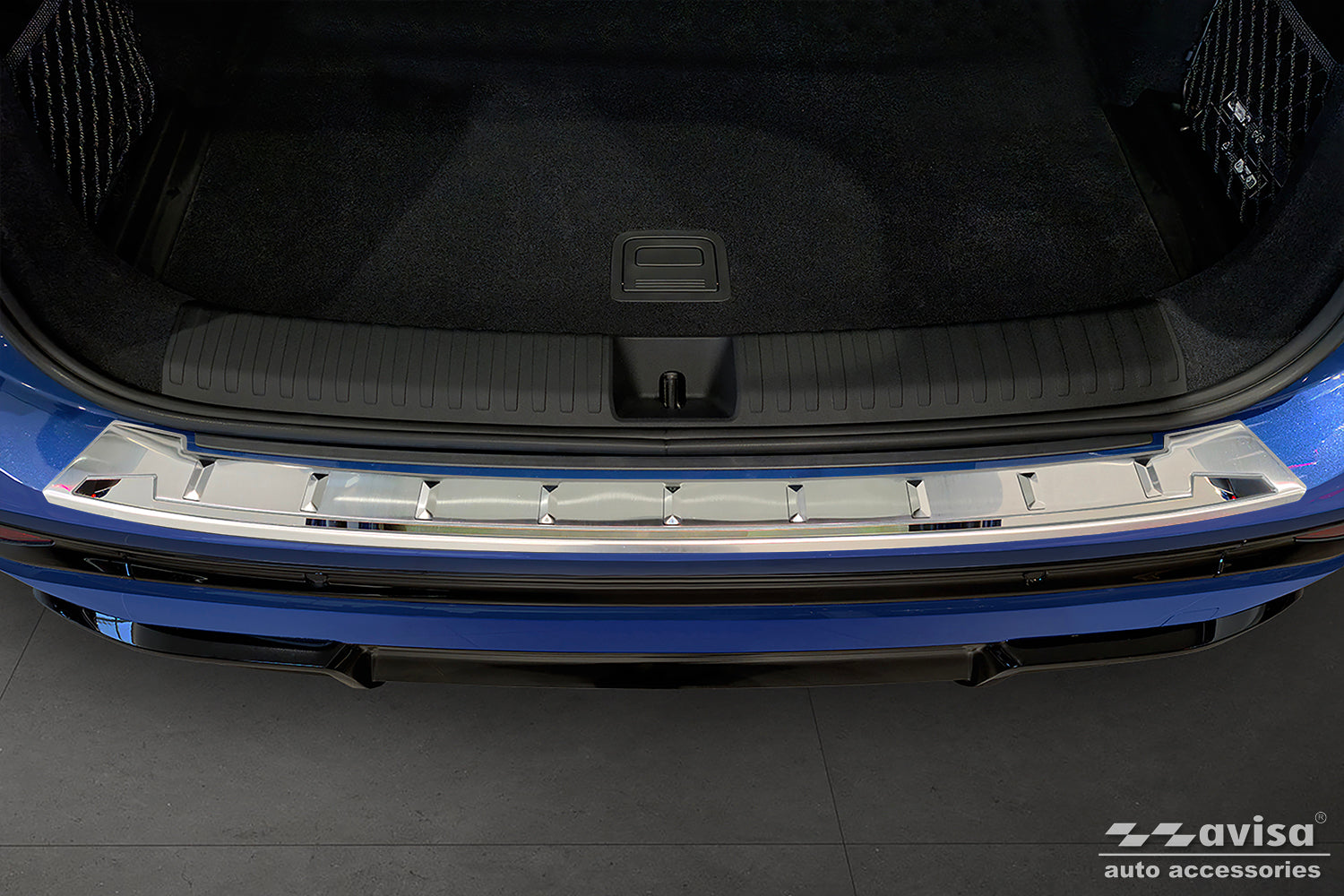 protector de parachoques trasero AUDI Q6 e-tron plata / plata espejo