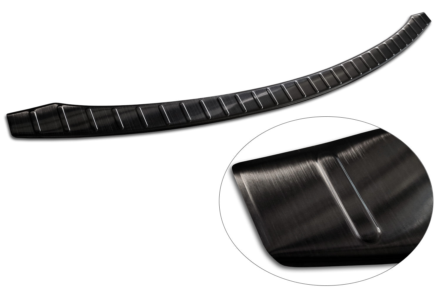 protector de parachoques trasero TESLA MODEL S liftback negro