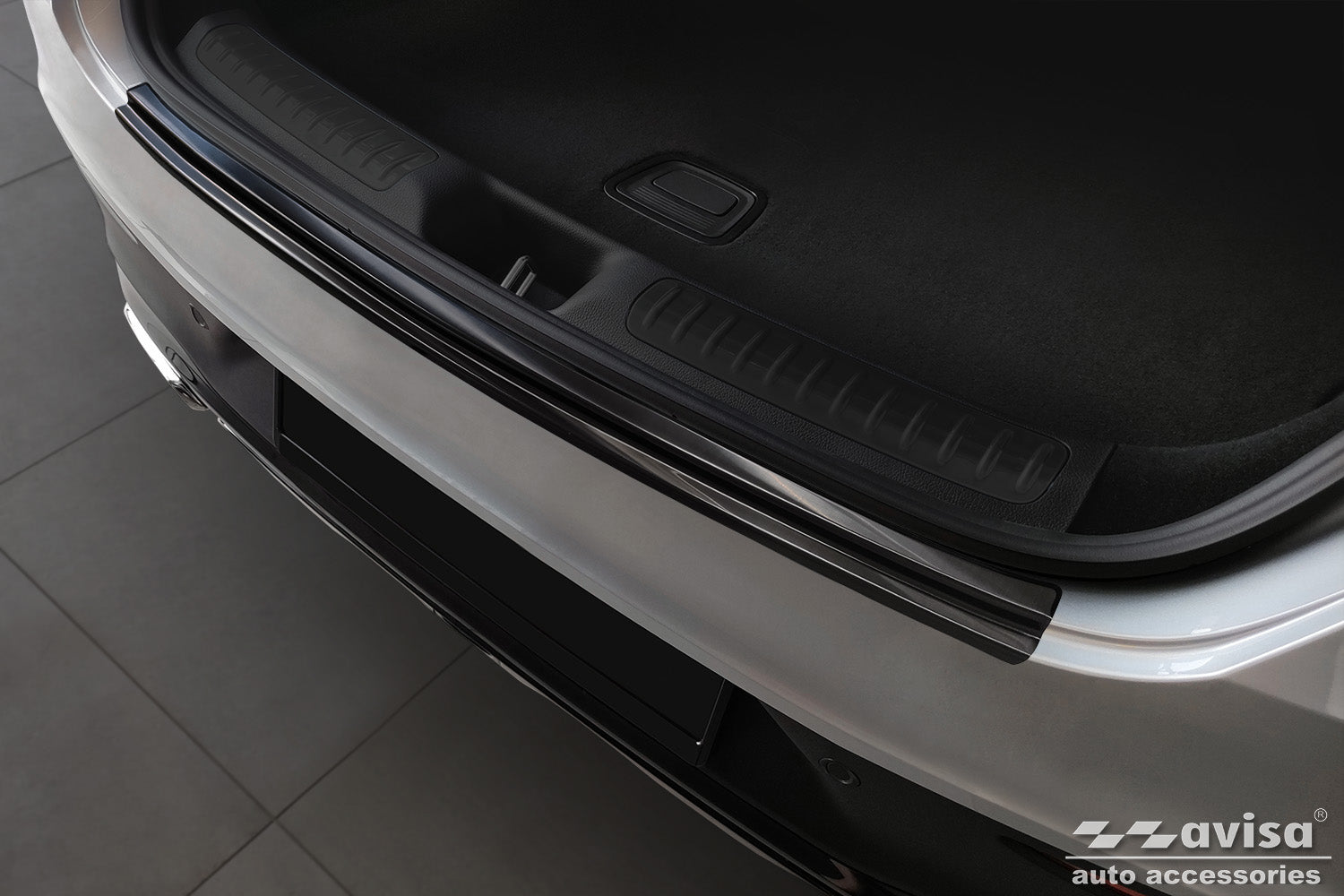 protector de parachoques trasero MERCEDES GLC (C254) negro