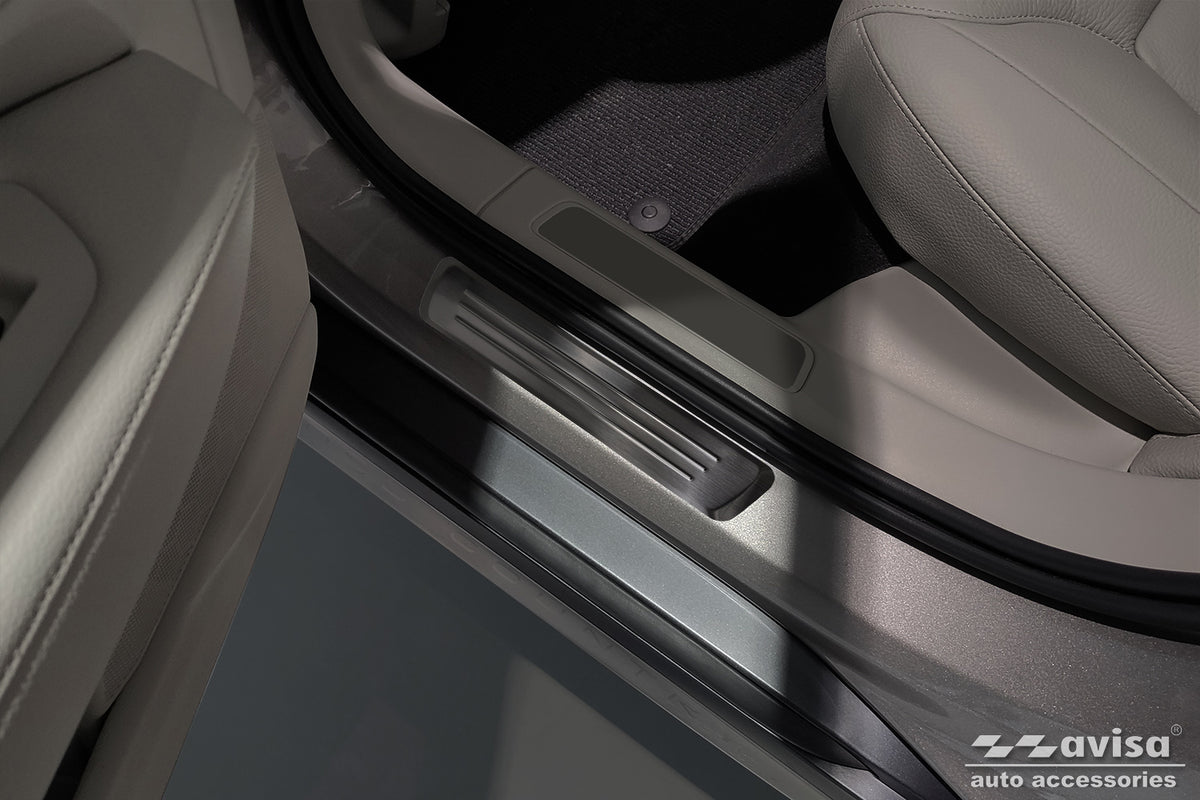 Protector umbral de puertas en relieve VOLVO V90 combi negro
