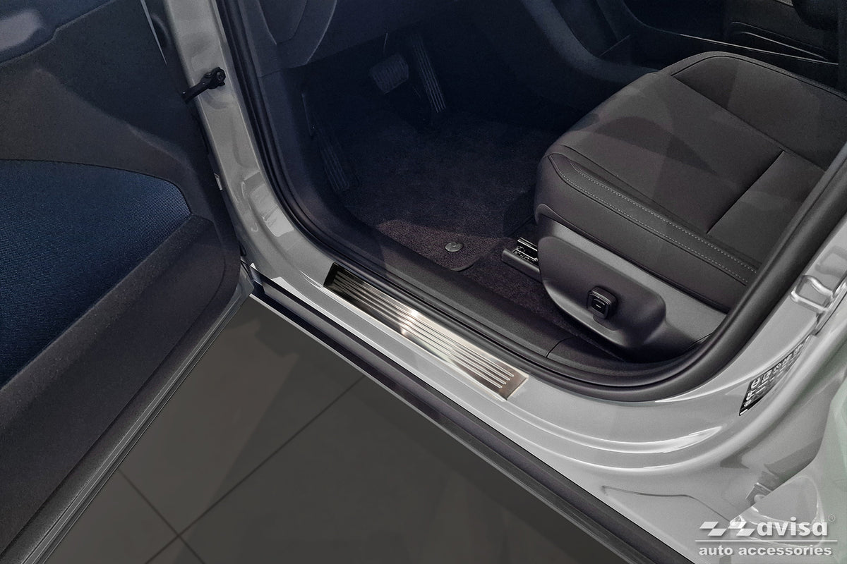 Protector umbral de puertas en relieve VOLVO EX 30 plata satinado