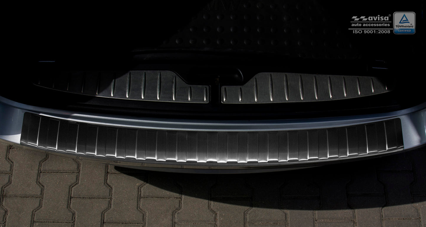 protector de parachoques trasero BMW 5 F11 touring negro