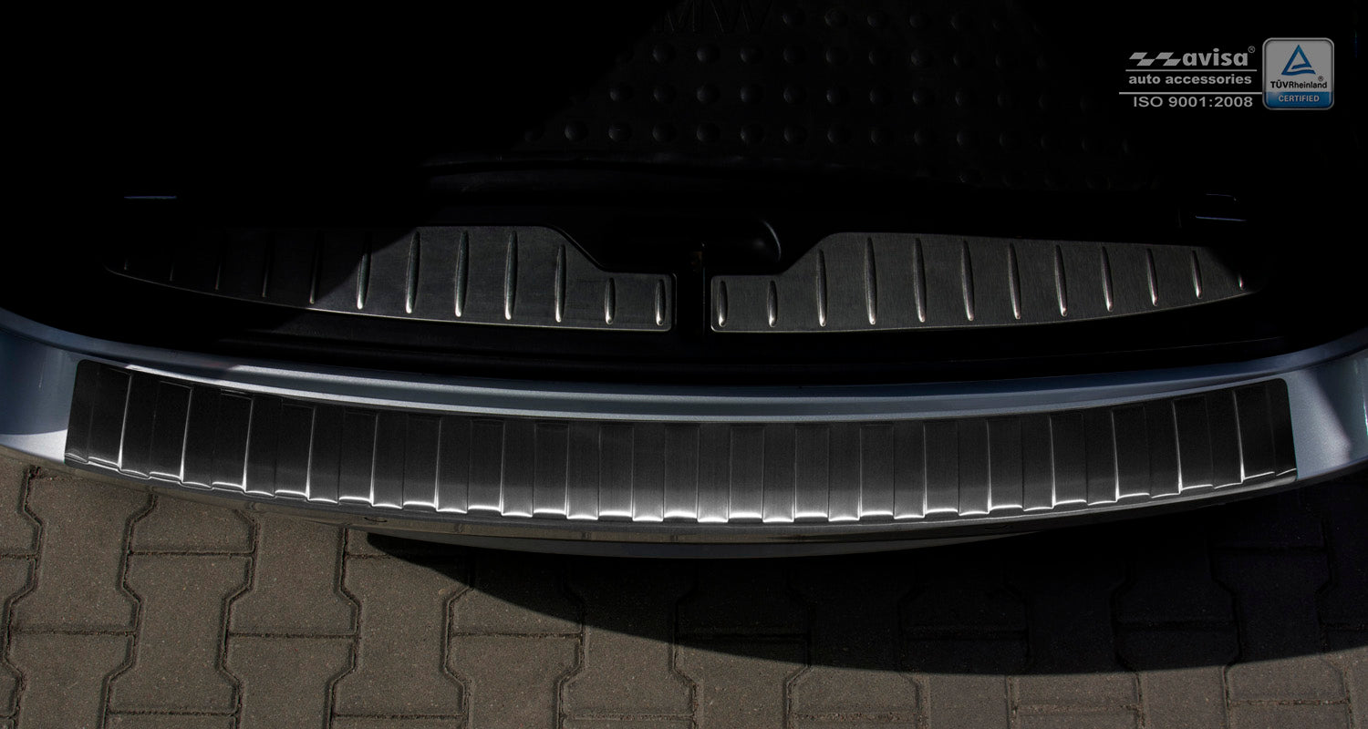 protector de parachoques trasero BMW 5 F11 touring negro