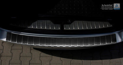 protector de parachoques trasero BMW 5 F11 touring negro