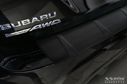 protector de parachoques trasero SUBARU CROSSTREK negro mate