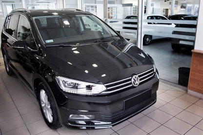 protector de parachoques trasero VW TOURAN R-line negro