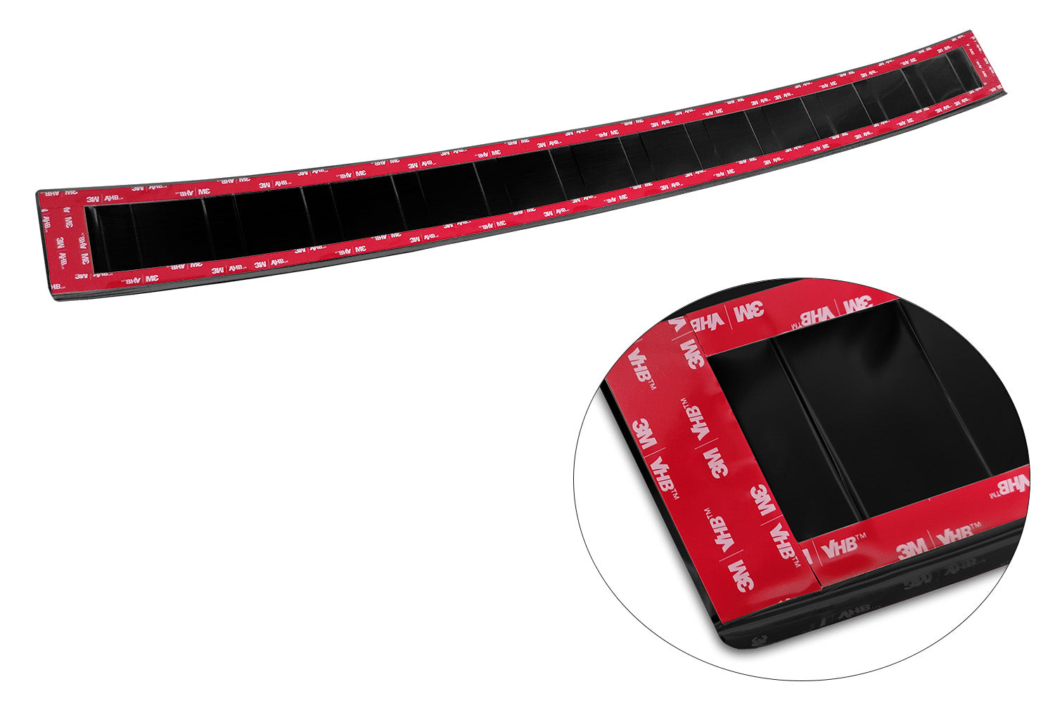 protector de parachoques trasero BMW 3 G21 negro