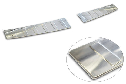 protector de parachoques trasero MITSUBISHI OUTLANDER plata satinado