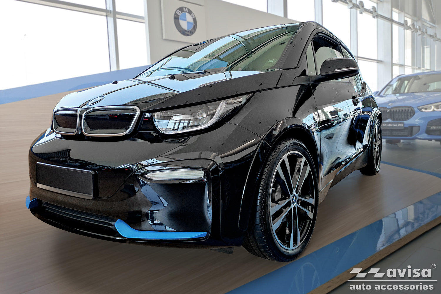 protector de parachoques trasero BMW i3 hatchback
