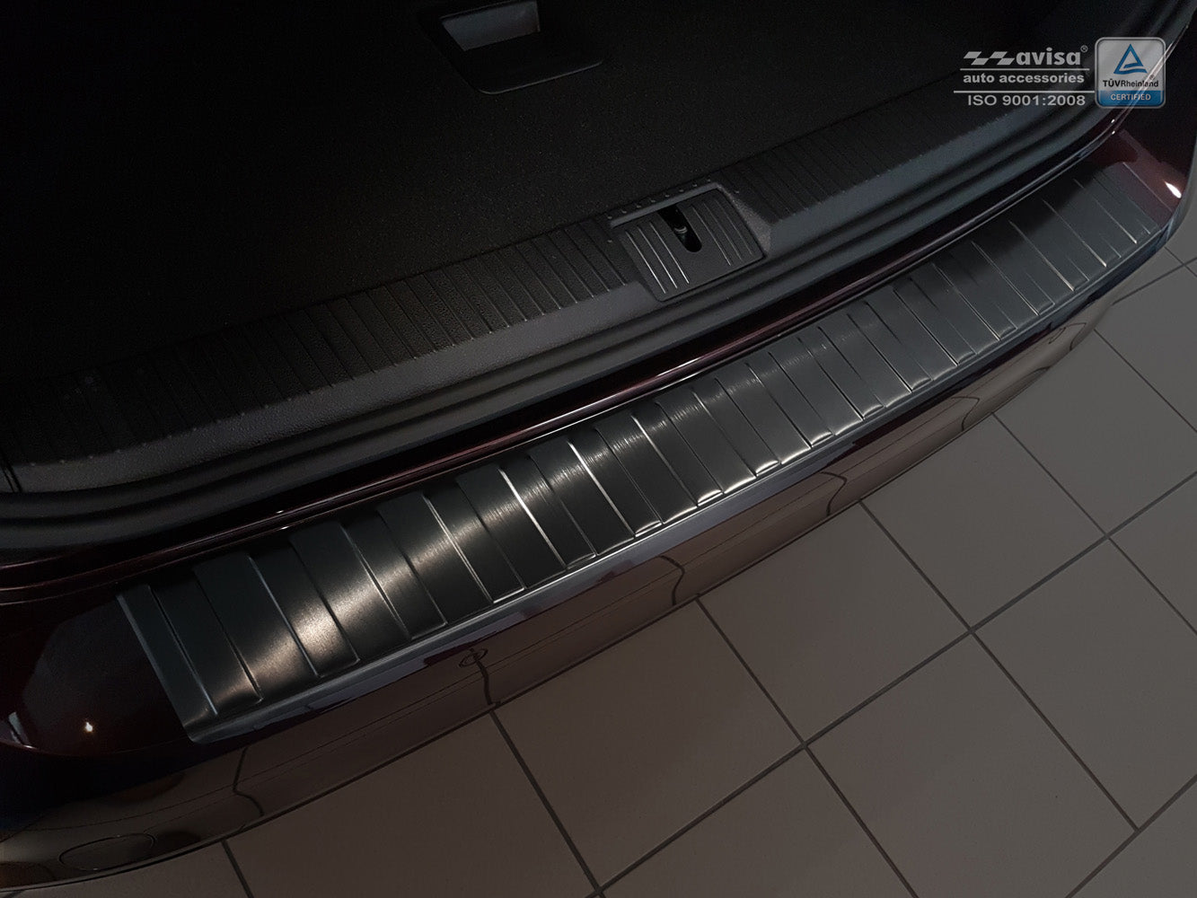 protector de parachoques trasero VW PASSAT B8 variant negro