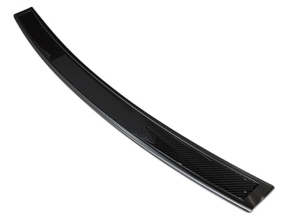 protector de parachoques trasero BMW X5 F15 negro acero, negro fibra de carbono