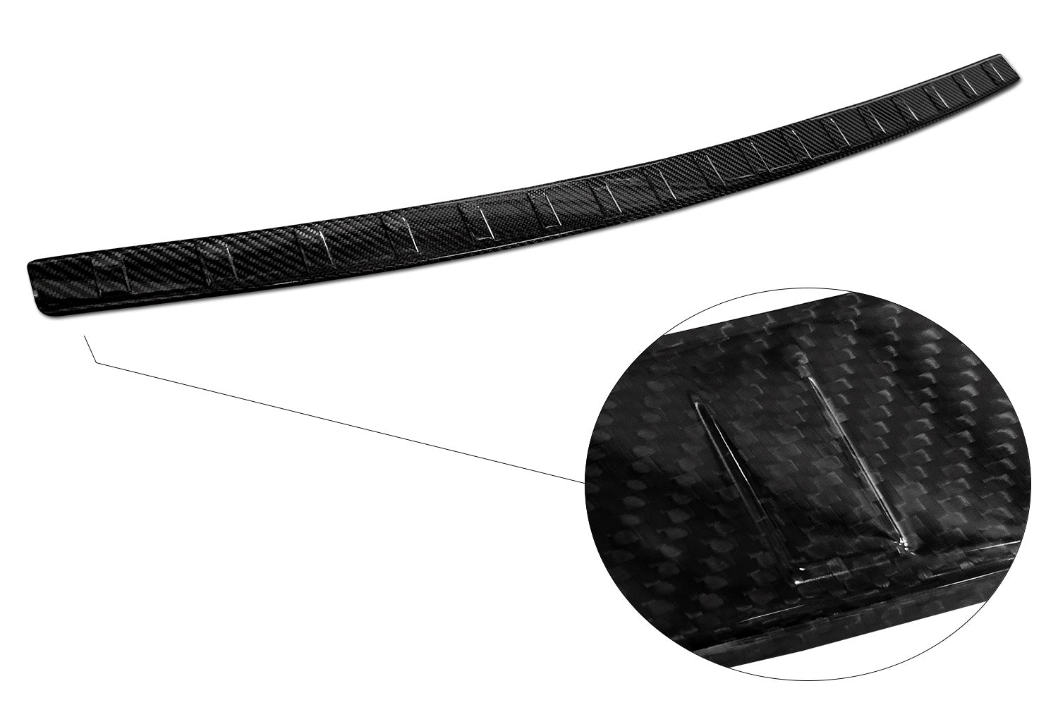 protector de parachoques trasero HYUNDAI BAYON negro