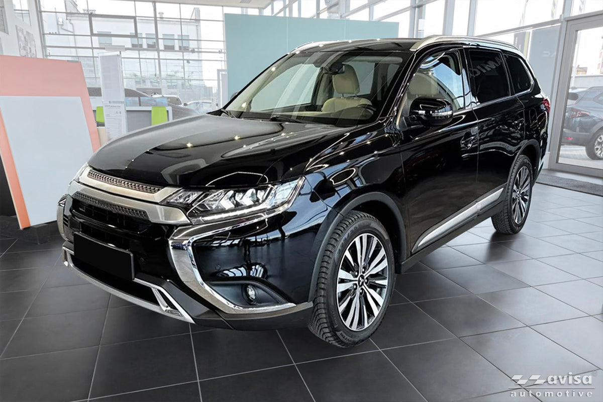 Protector umbral de puertas MITSUBISHI OUTLANDER plata satinado