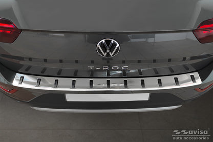 protector de parachoques trasero VW T-ROC cabrio plata