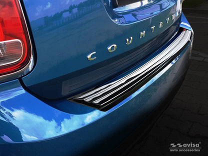 protector de parachoques trasero MINI COUNTRYMAN F60 crossover negro espejo
