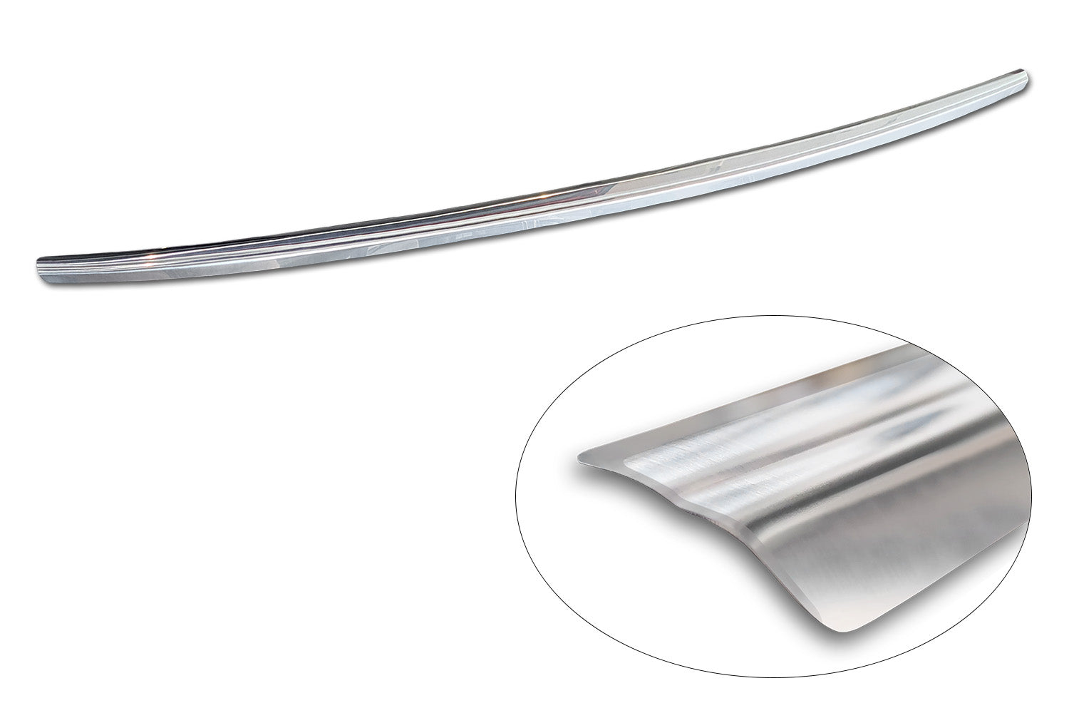 protector de parachoques trasero TOYOTA PRIUS (XW60) plata