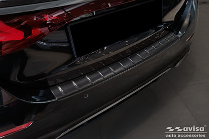 protector de parachoques trasero MERCEDES CLASE E W214 negro