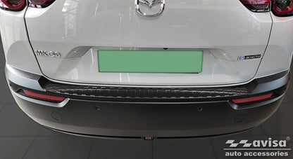 protector de parachoques trasero MAZDA MX-30 negro acero 2020+