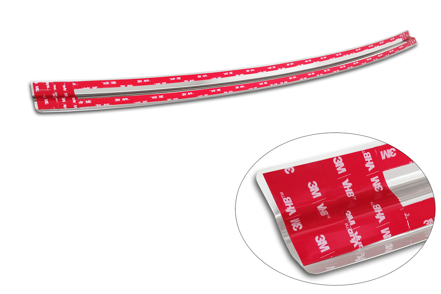 protector de parachoques trasero MERCEDES EQC (N293) plata