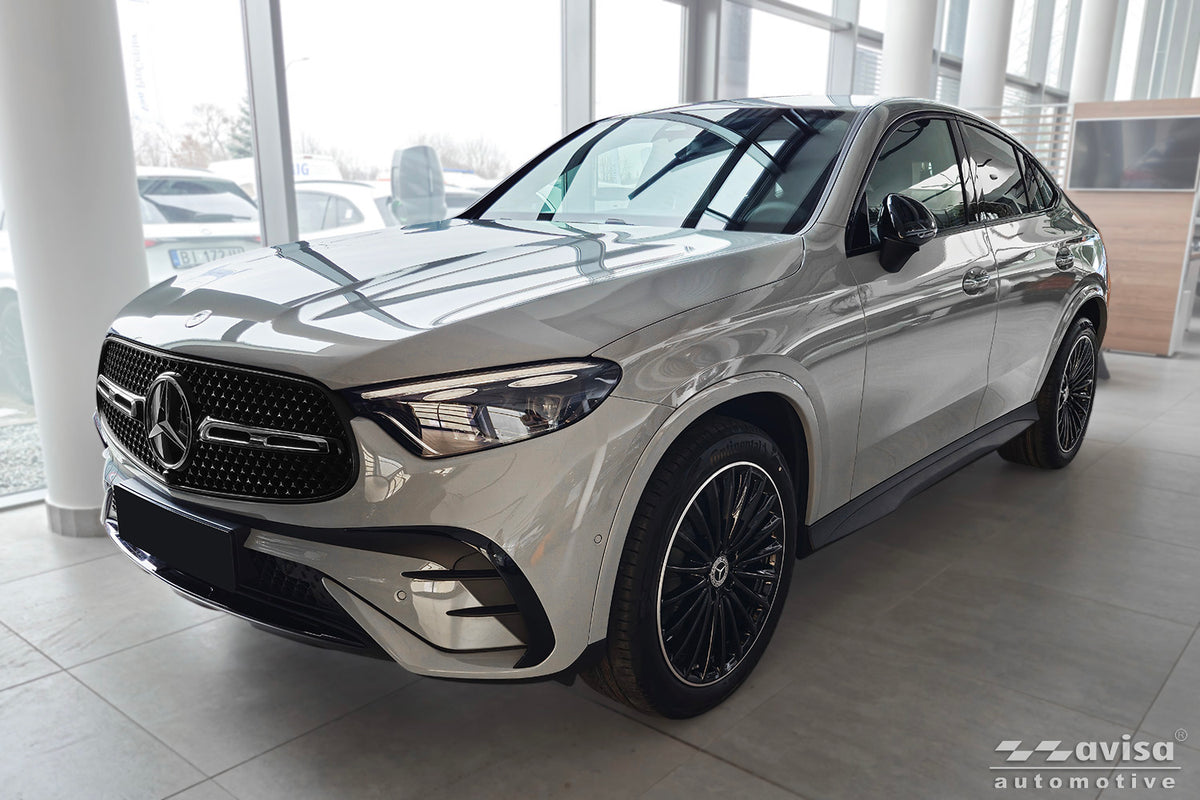 cubierta decorativa del portón trasero del MERCEDES GLC (C254) COUPE negro espejo