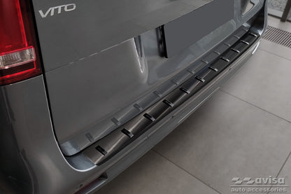 protector de parachoques trasero MERCEDES CLASE V W447 negro