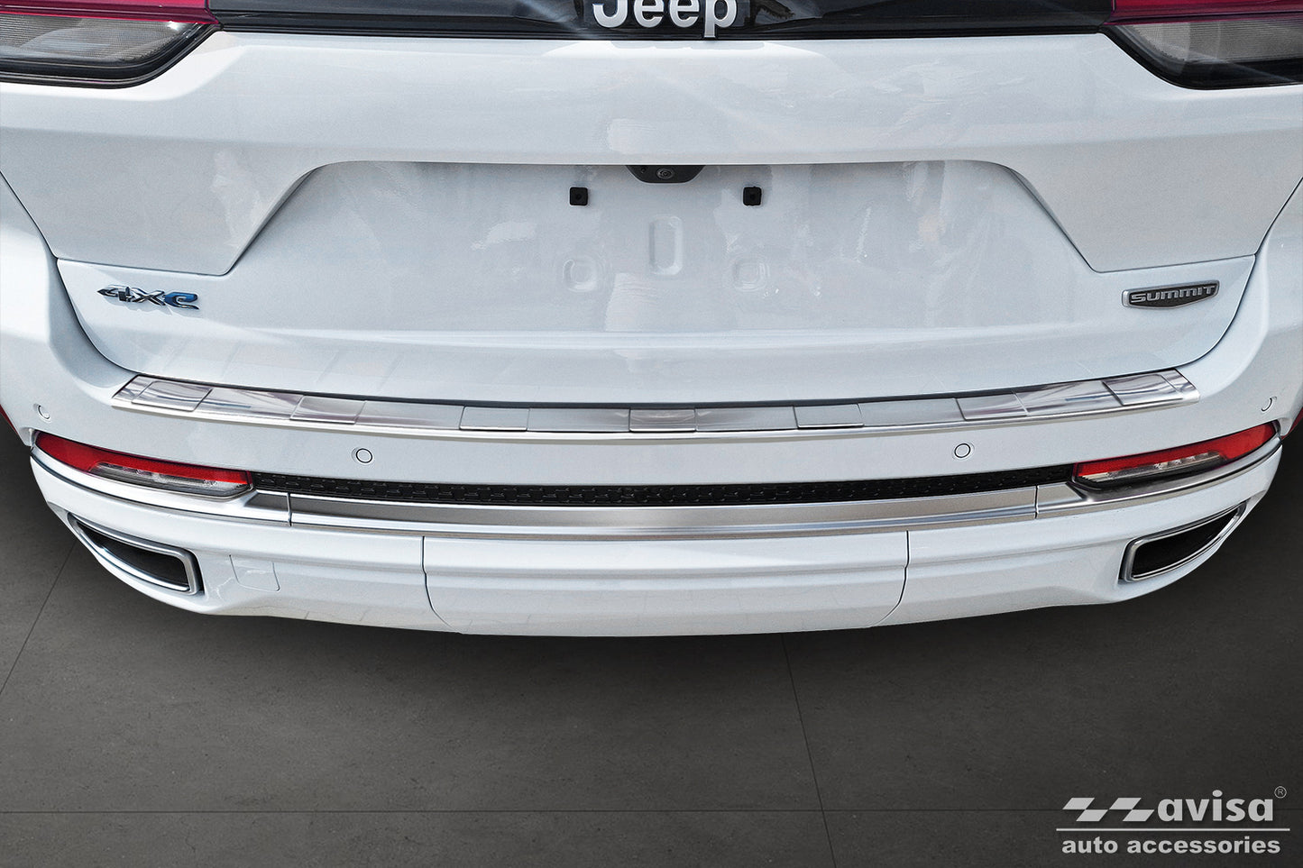 protector de parachoques trasero JEEP GRAND CHEROKEE plata