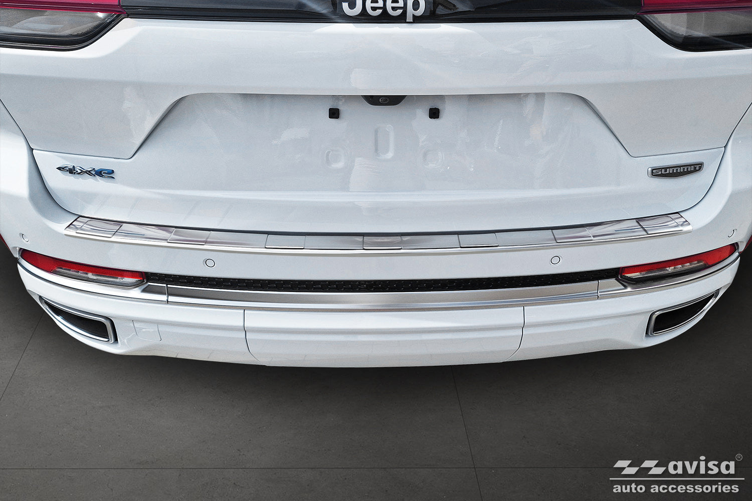 protector de parachoques trasero JEEP GRAND CHEROKEE plata