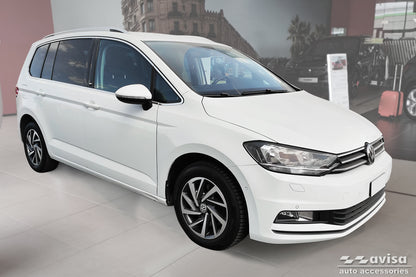 protector de parachoques trasero VW TOURAN plata