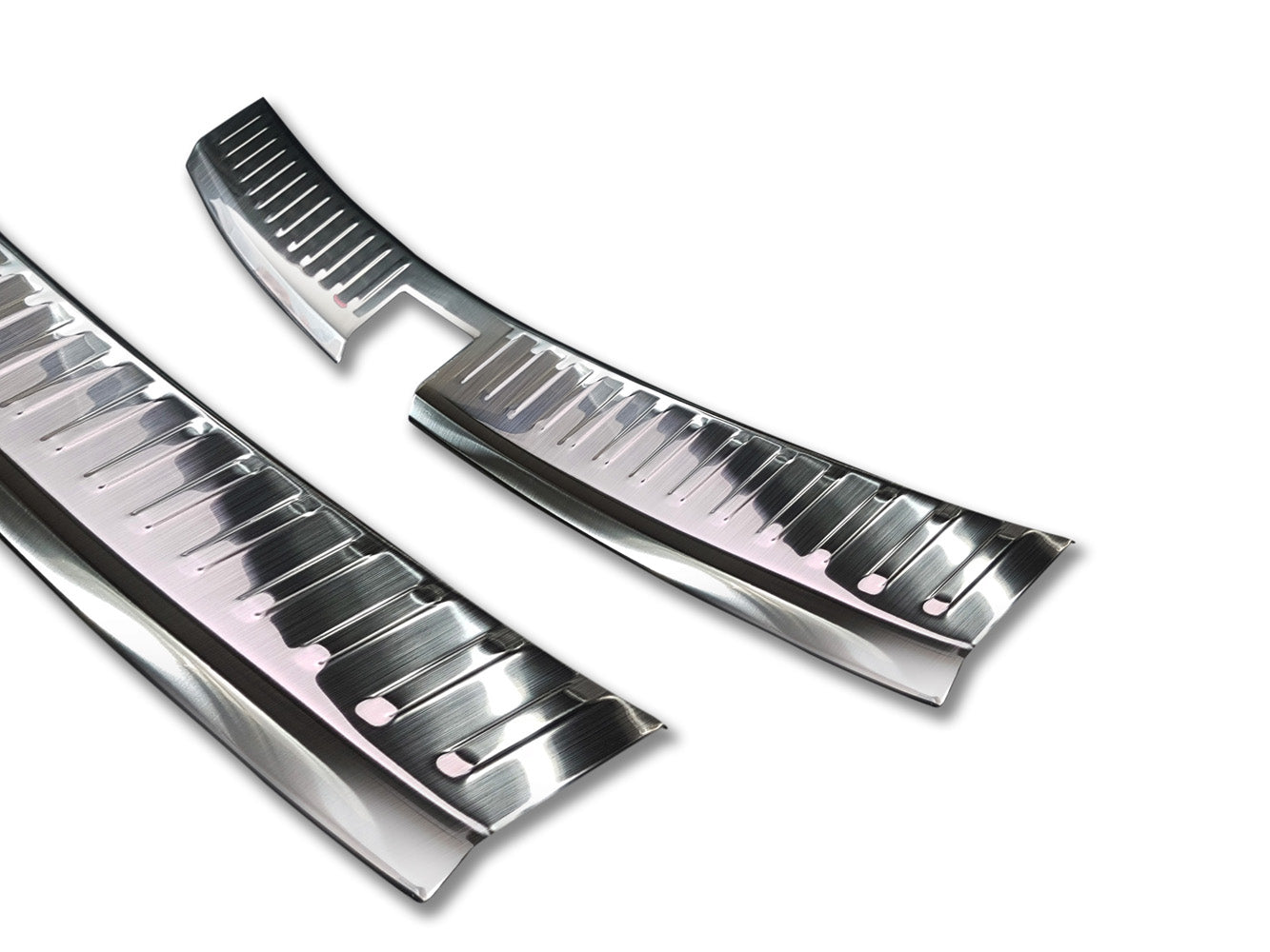protector de parachoques trasero SKODA KODIAQ crossover plata satinado