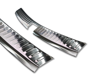 protector de parachoques trasero SKODA KODIAQ crossover plata satinado