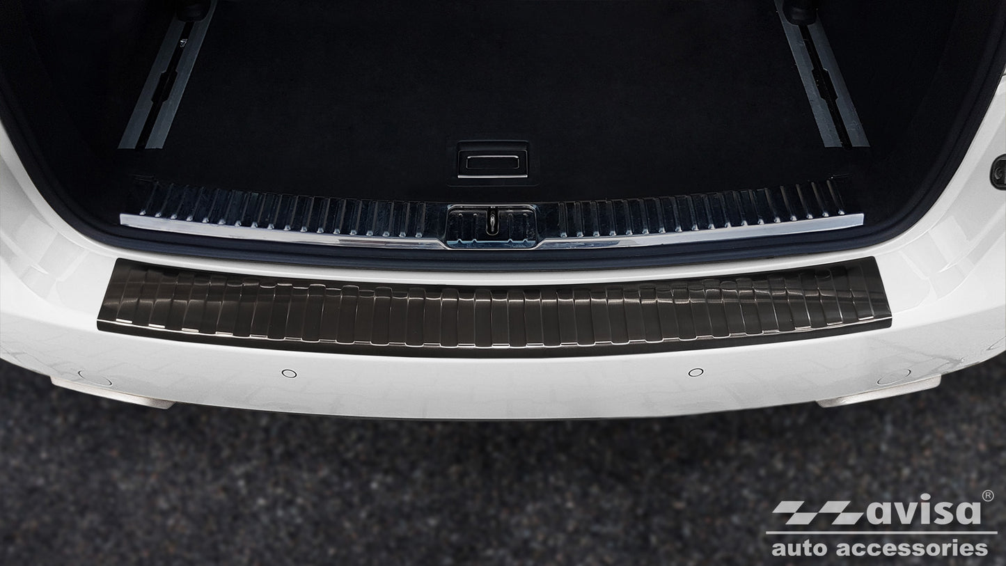 protector de parachoques trasero PORSCHE CAYENNE (92A) negro