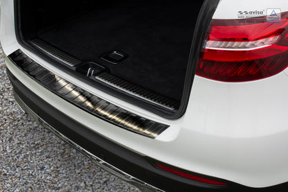 protector de parachoques trasero MERCEDES GLC (X253) negro