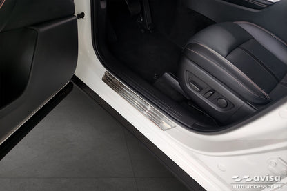 Protector umbral de puertas en relieve MAZDA CX-60 plata satinado