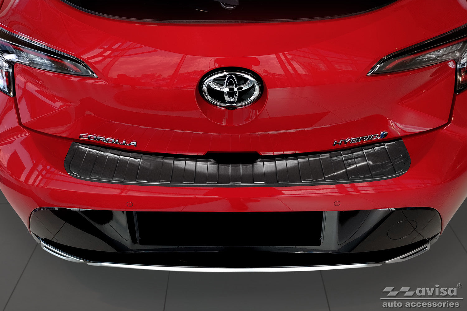 protector de parachoques trasero TOYOTA COROLLA hatchback negro