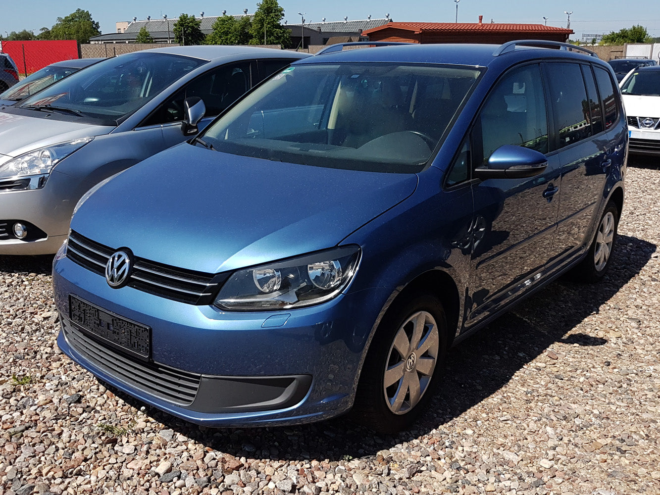 protector de parachoques trasero VW TOURAN negro
