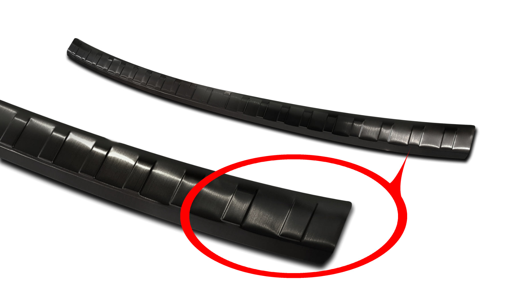 protector de parachoques trasero VW GOLF hatchback negro