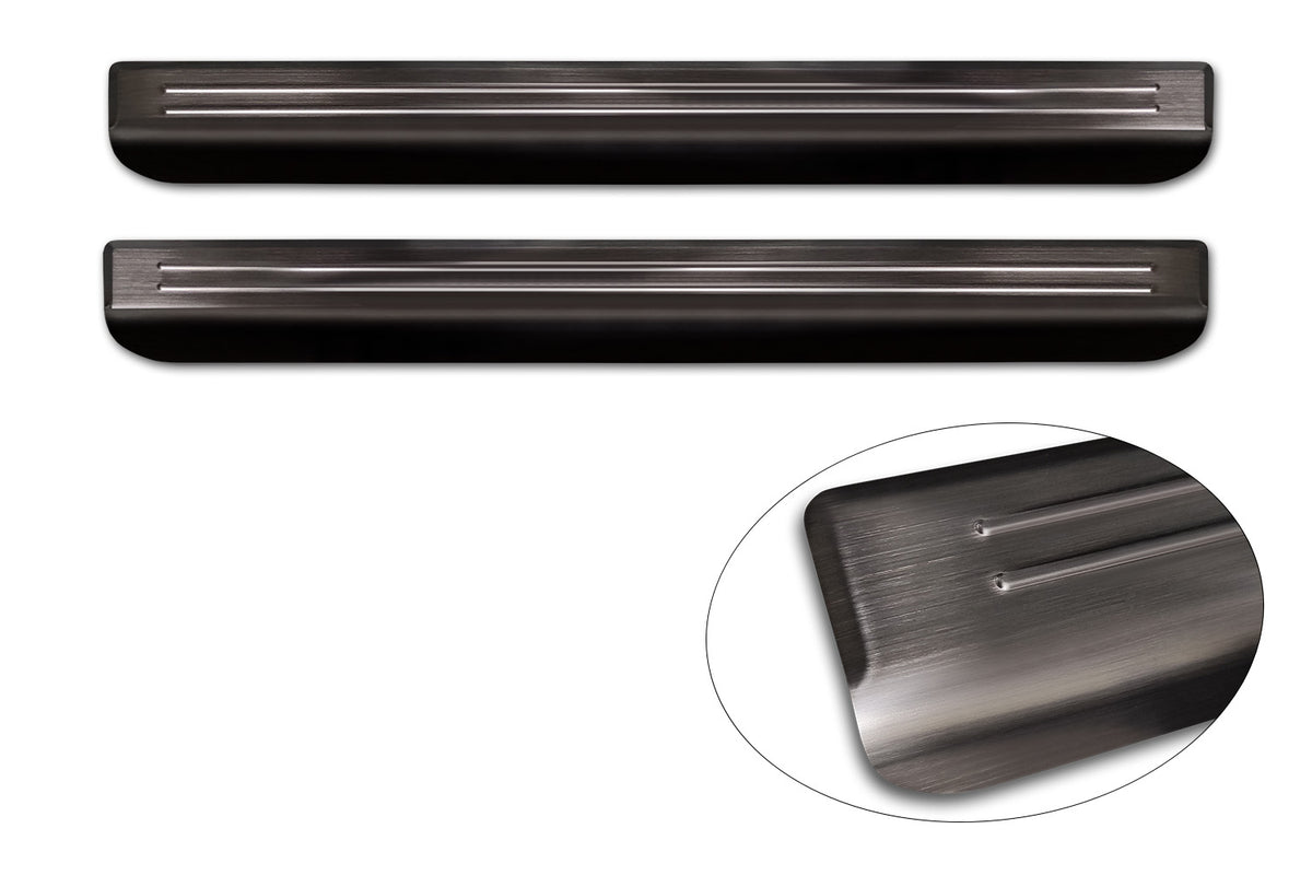Protector umbral de puertas en relieve VOLSKWAGEN ID BUZZ negro