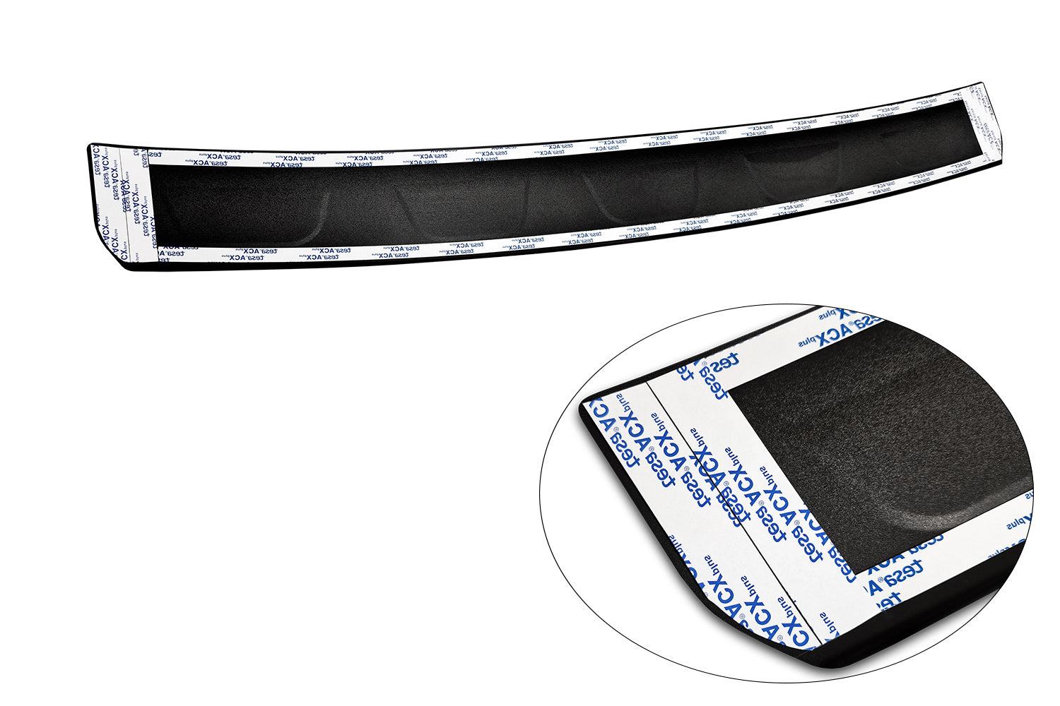 protector de parachoques trasero PEUGEOT 408 fastback negro mate