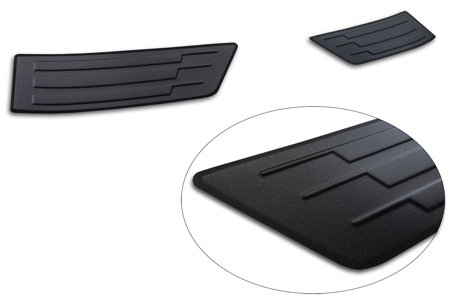 protector de parachoques trasero RENAULT SCENIC E-TECH ELECTRIC negro mate