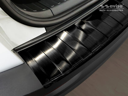 protector de parachoques trasero SKODA KAROQ CLEER negro