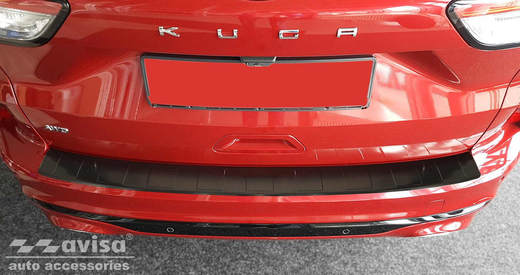 protector de parachoques trasero FORD KUGA ST-Line negro