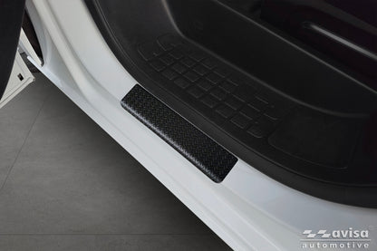 Protector umbral de puertas en relieve patrón grano TOYOTA PROACE VERSO negro mate 2016+