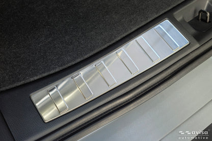 protector de parachoques trasero MITSUBISHI OUTLANDER plata satinado