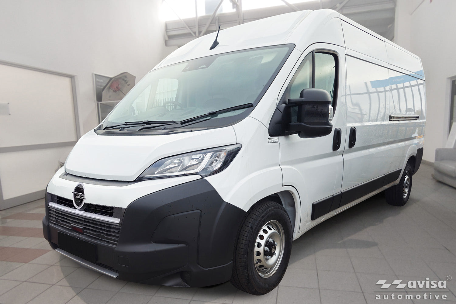 protector de parachoques trasero FIAT DUCATO plata satinado